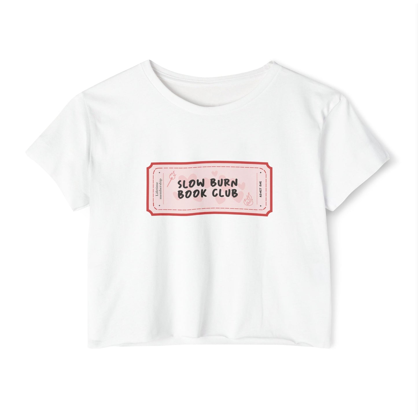 Slow Burn Book Club Crop Top