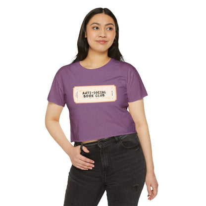 Anti-Social Book Club Crop Top