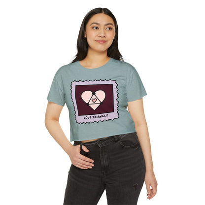 Love Triangle Crop Top