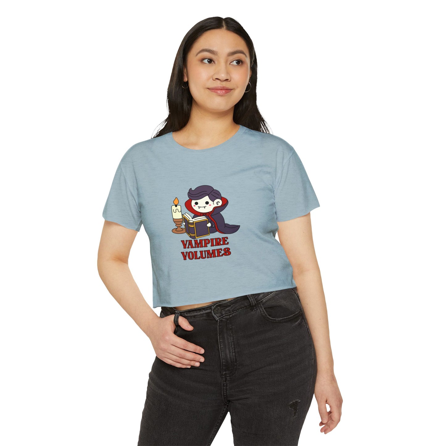 Cartoon Vampire Volumes Crop Top