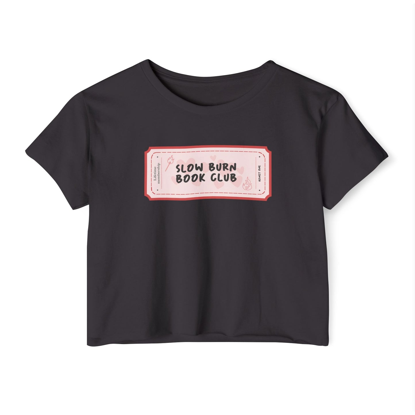 Slow Burn Book Club Crop Top