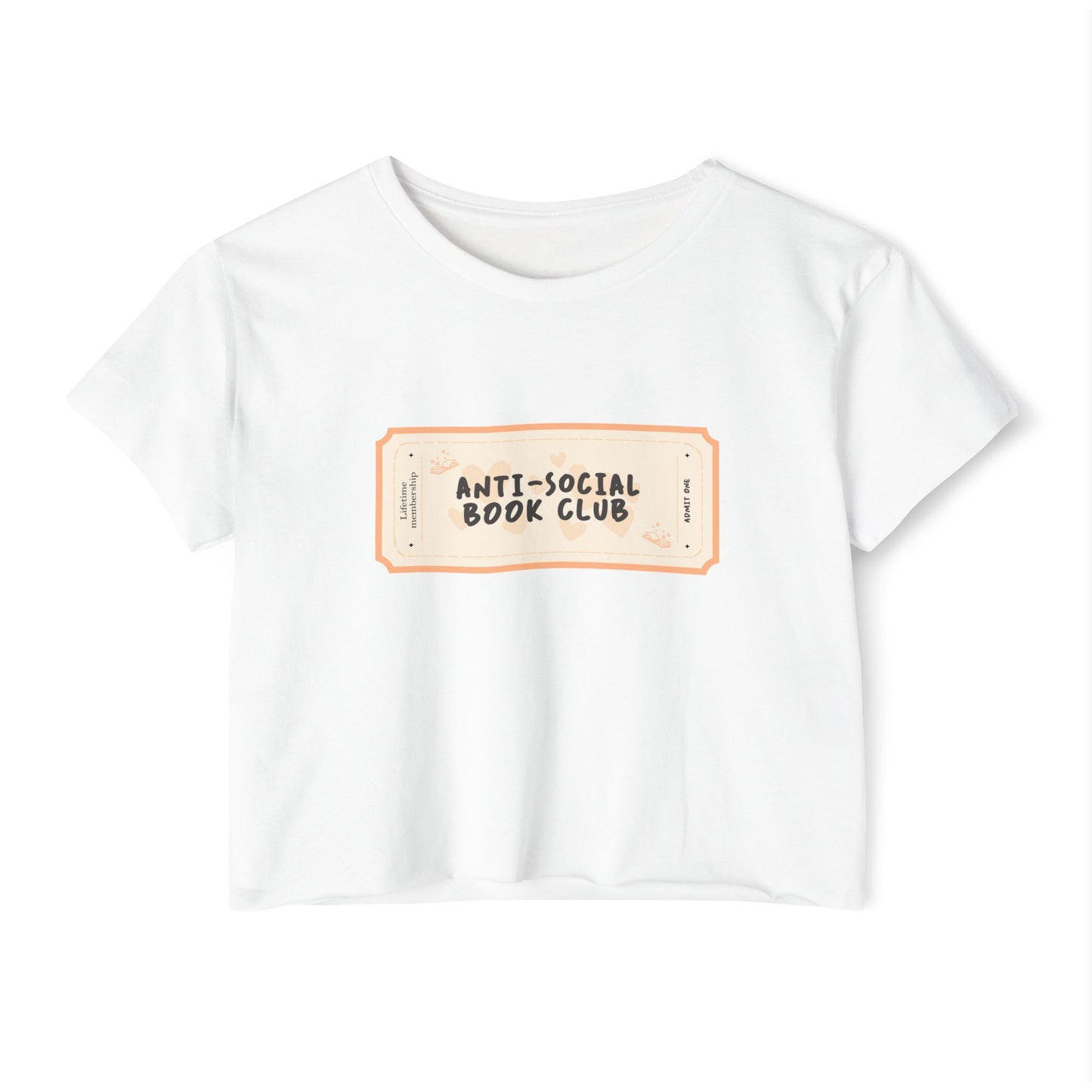 Anti-Social Book Club Crop Top