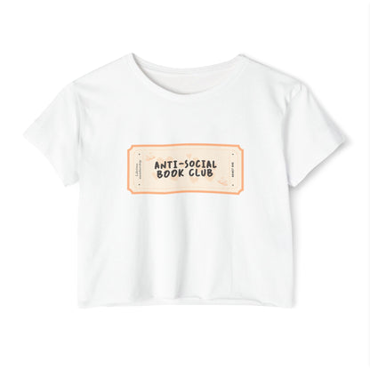 Anti-Social Book Club Crop Top