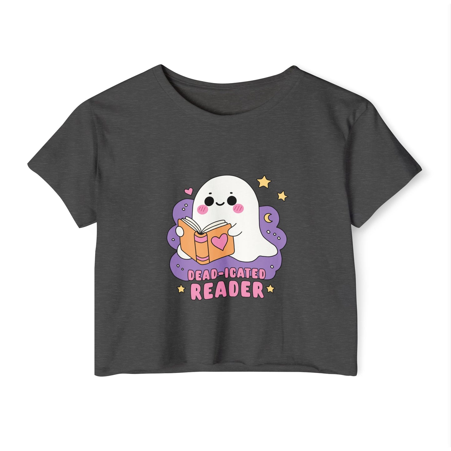 Dead-icated Reader Ghost Crop Top