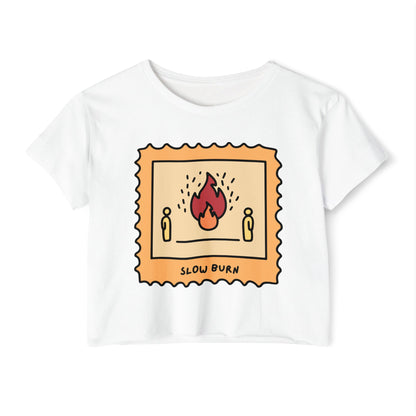 Slow Burn  Crop Top