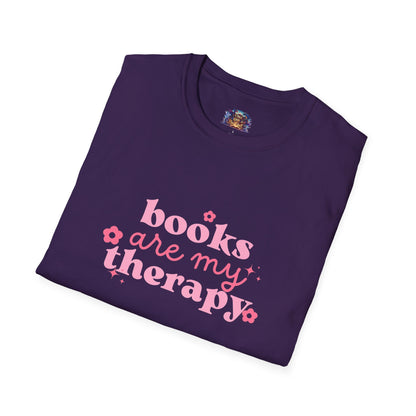 Books Are My Therapy T-Shirt