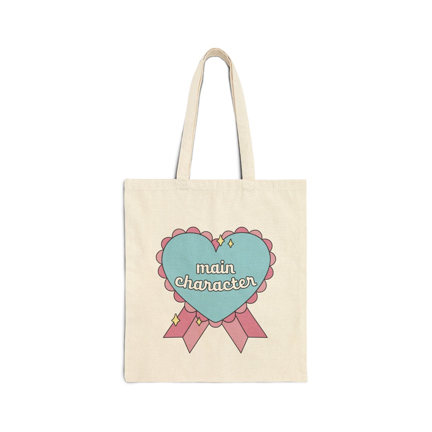 Main Character Canvas Tote Bag