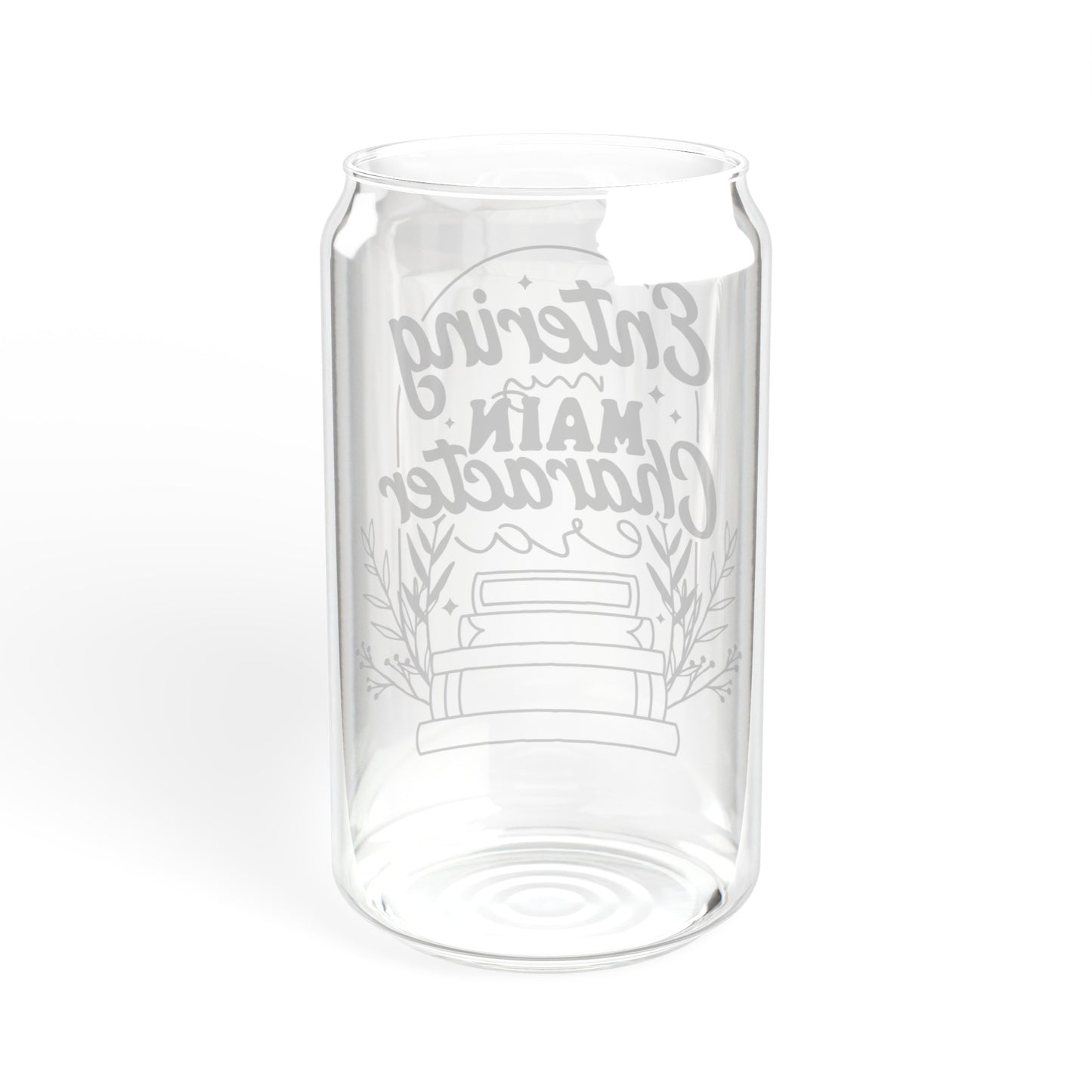 Entering My Main Character Era Sipper Glass, 16oz