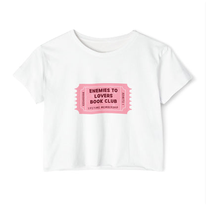 Enemies to Lovers Book Club Crop Top