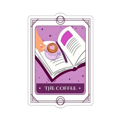 The Coffee Tarot Style Sticker