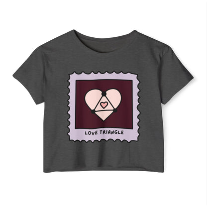 Love Triangle Crop Top