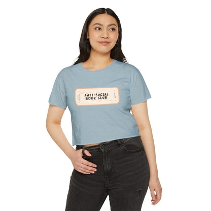 Anti-Social Book Club Crop Top