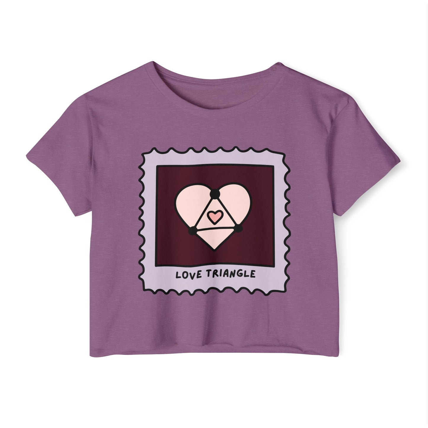 Love Triangle Crop Top