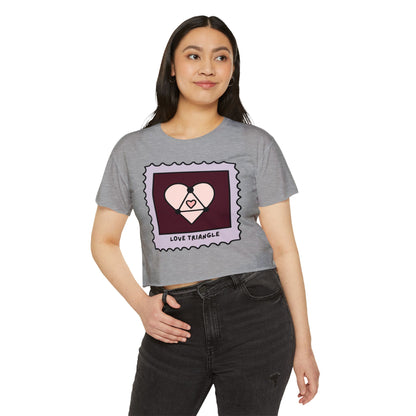 Love Triangle Crop Top