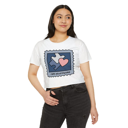 Fake Relationship Crop Top