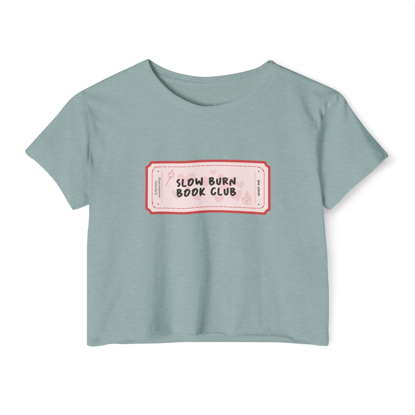 Slow Burn Book Club Crop Top