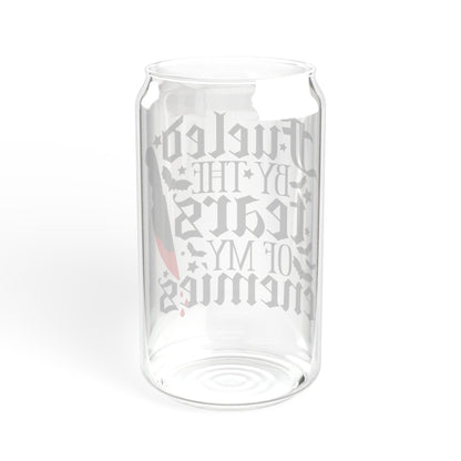 Fueled by the Tears of my Enemies Sipper Glass, 16oz