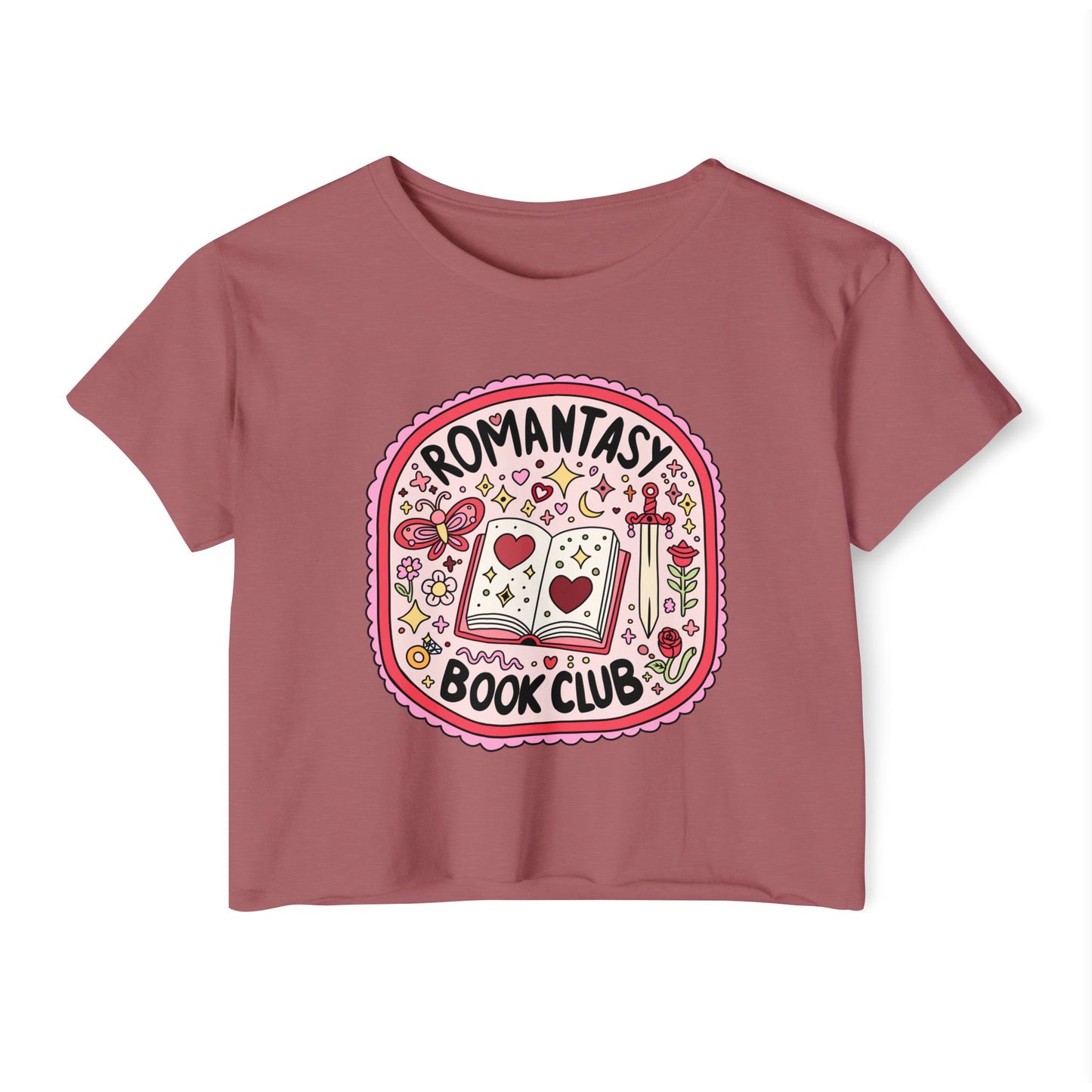 Romantasy Bookclub Crop Top