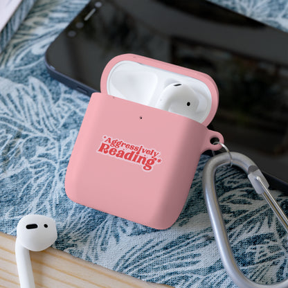 Aggressively Reading AirPods Case Cover