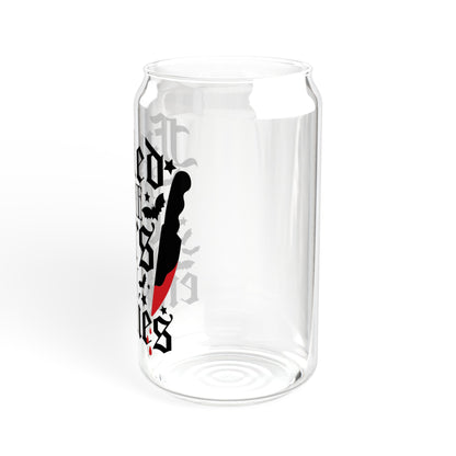 Fueled by the Tears of my Enemies Sipper Glass, 16oz