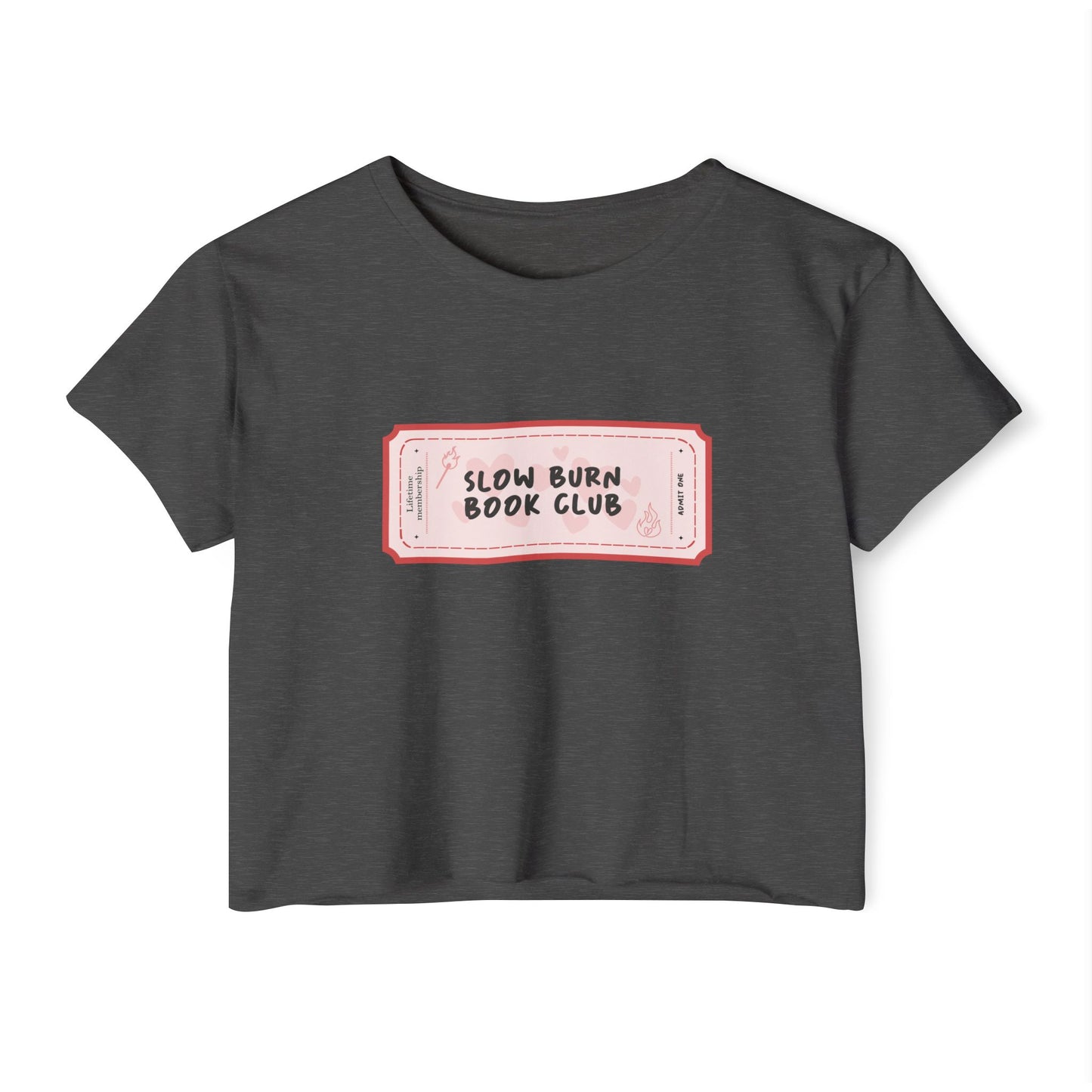 Slow Burn Book Club Crop Top