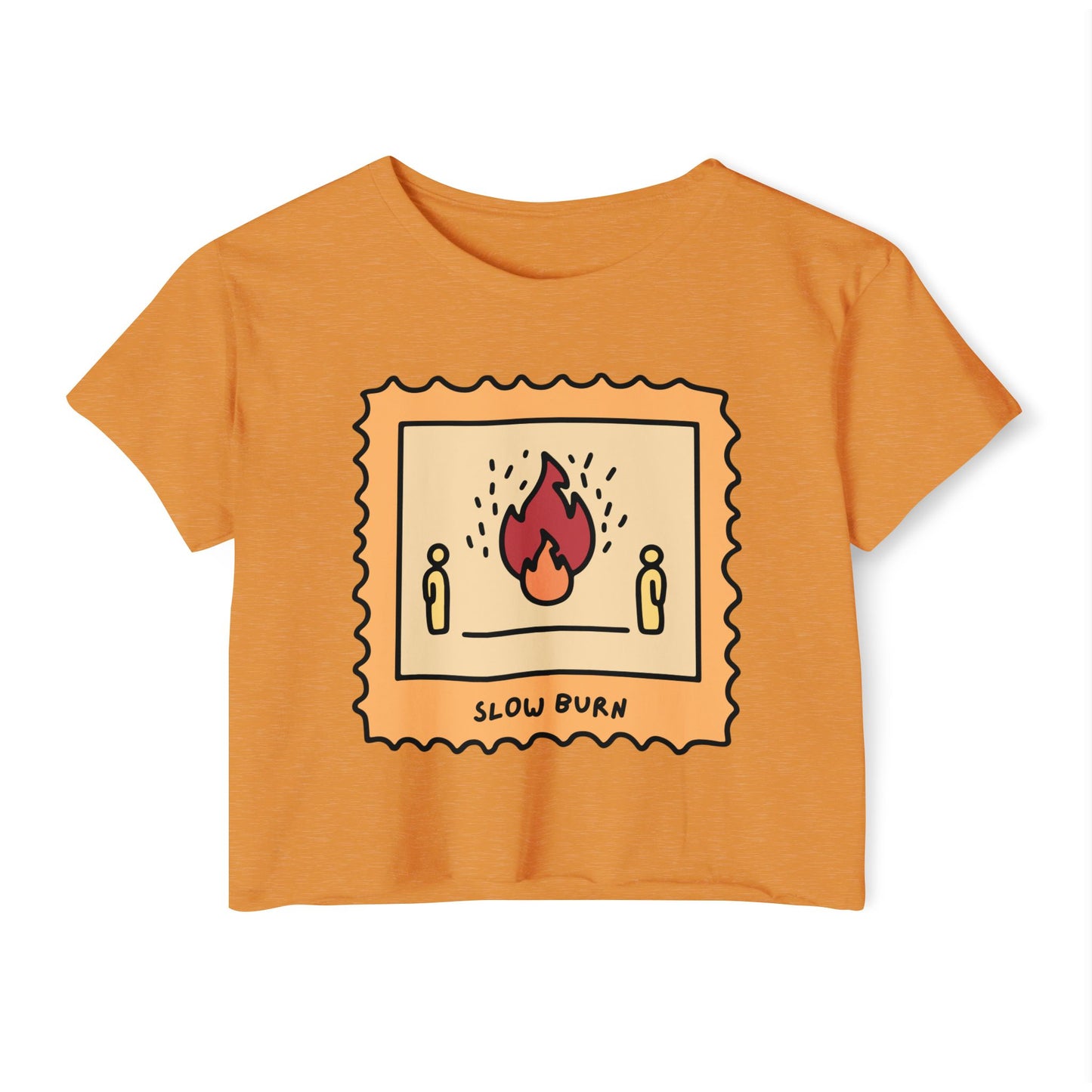 Slow Burn  Crop Top