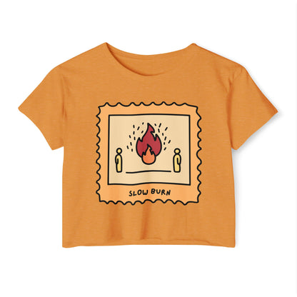 Slow Burn  Crop Top