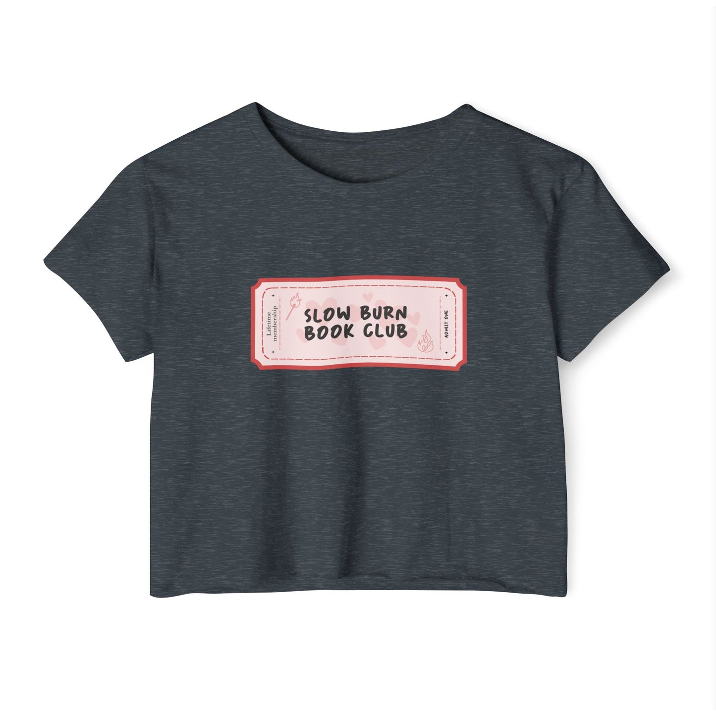 Slow Burn Book Club Crop Top