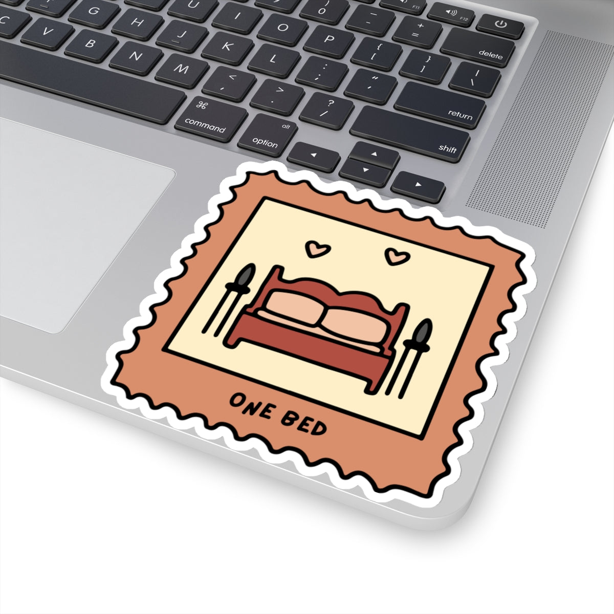 One Bed Book Trope Sticker