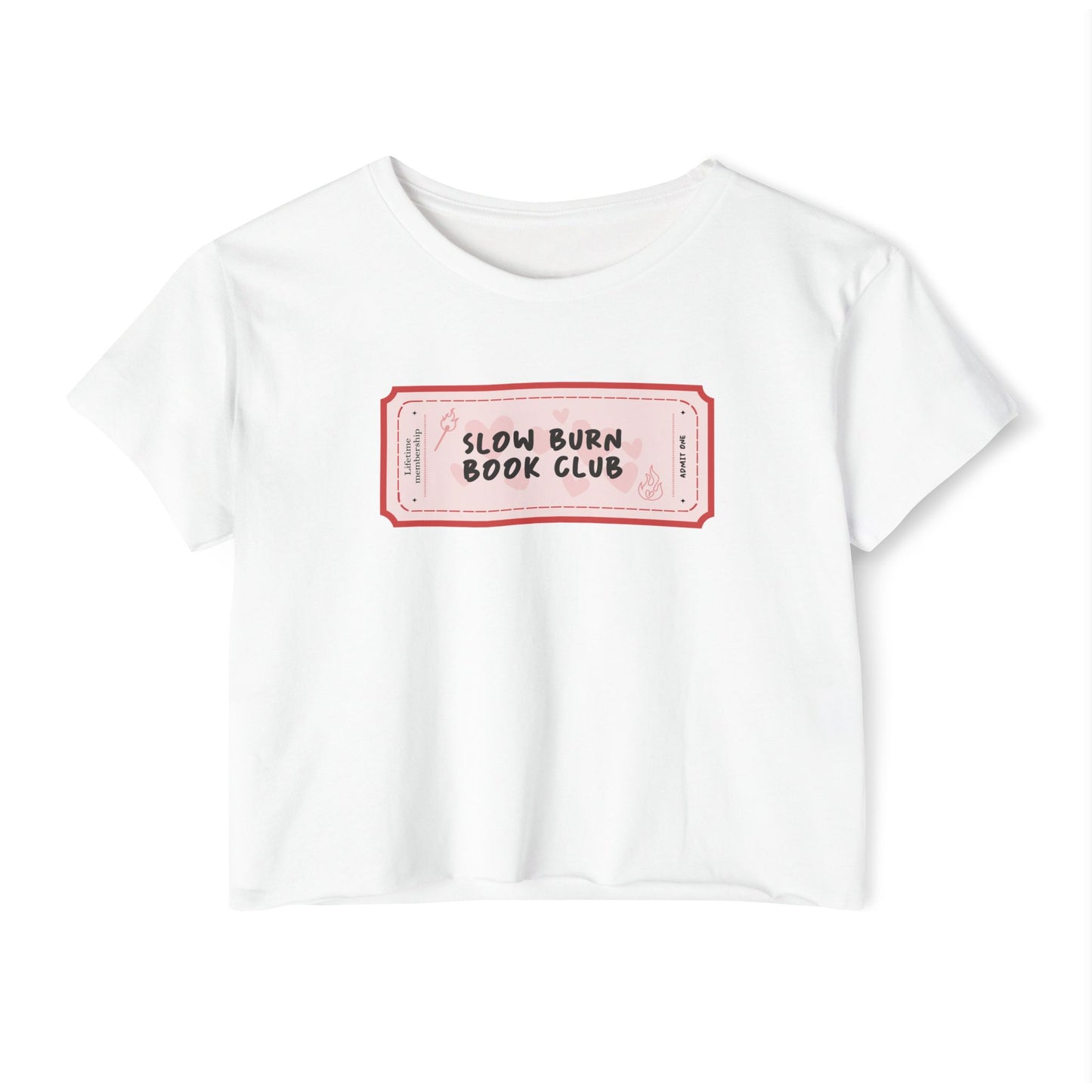 Slow Burn Book Club Crop Top