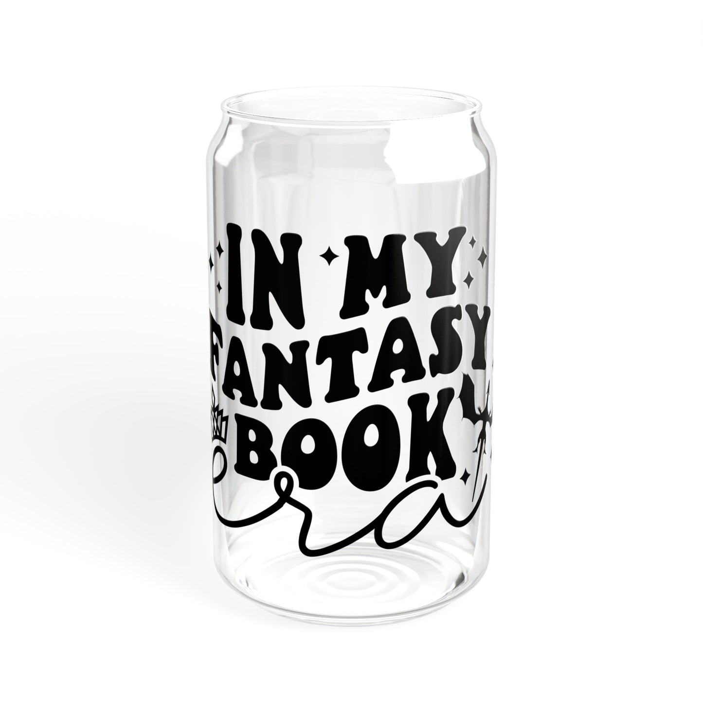 In My Fantasy Book Era Sipper Glass, 16oz