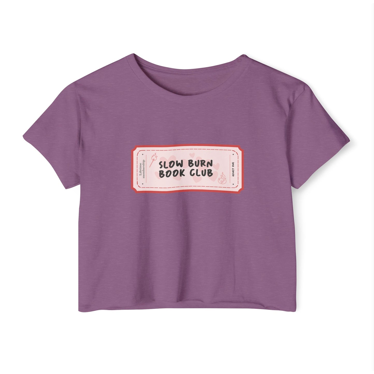 Slow Burn Book Club Crop Top