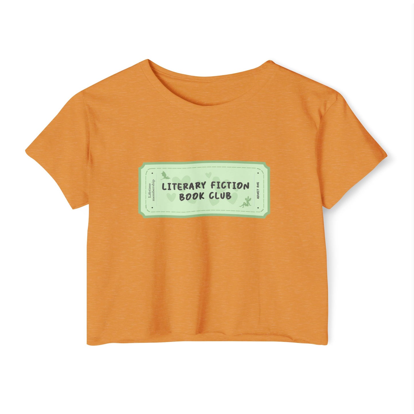 Literary Fiction Book Club Crop Top