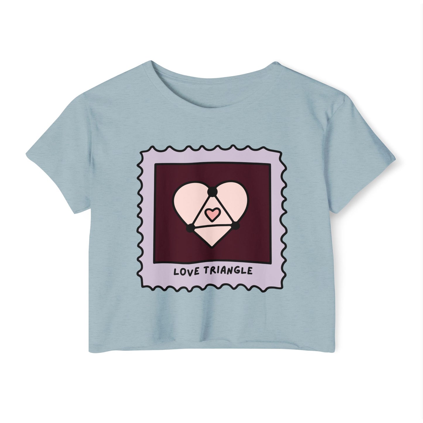 Love Triangle Crop Top