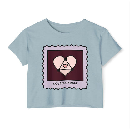 Love Triangle Crop Top