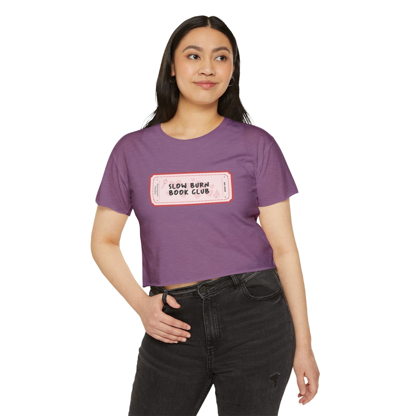 Slow Burn Book Club Crop Top