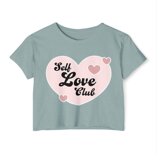 Self Love Club Crop Top