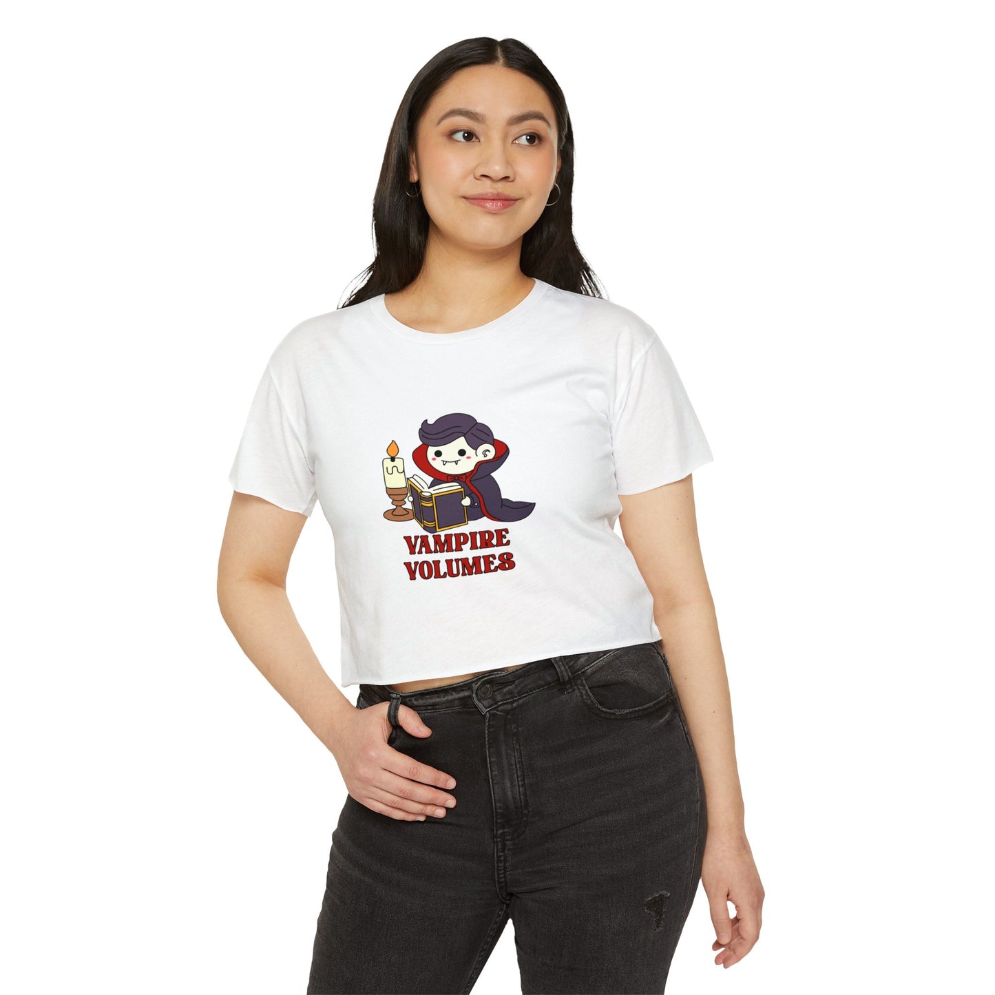 Cartoon Vampire Volumes Crop Top