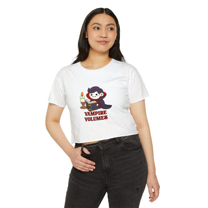 Cartoon Vampire Volumes Crop Top