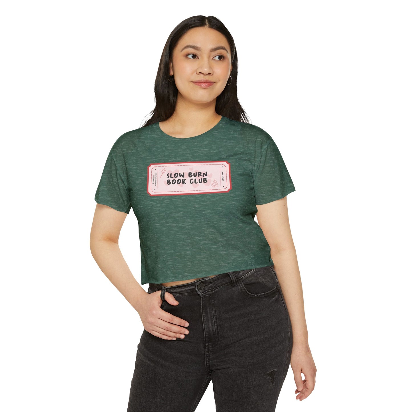 Slow Burn Book Club Crop Top