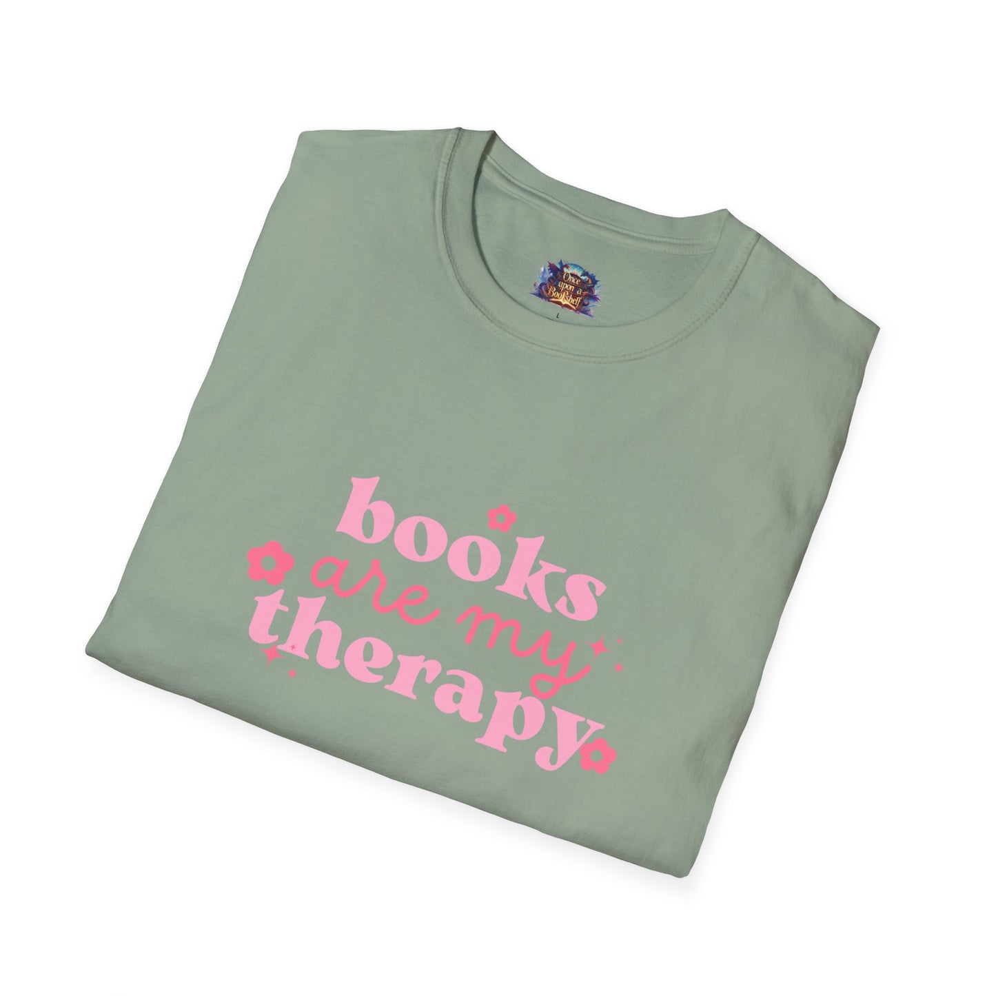 Books Are My Therapy T-Shirt