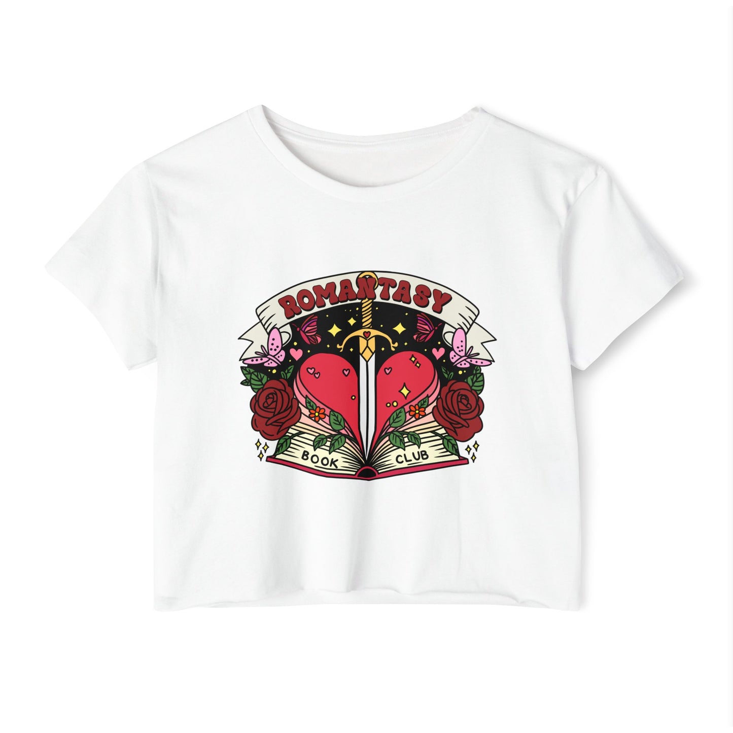 Romantasy Book Club Crop Top