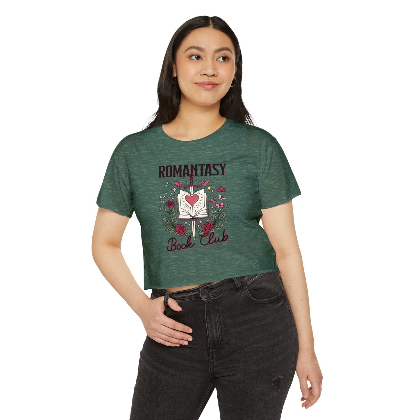 Romantasy Book Club Crop Top