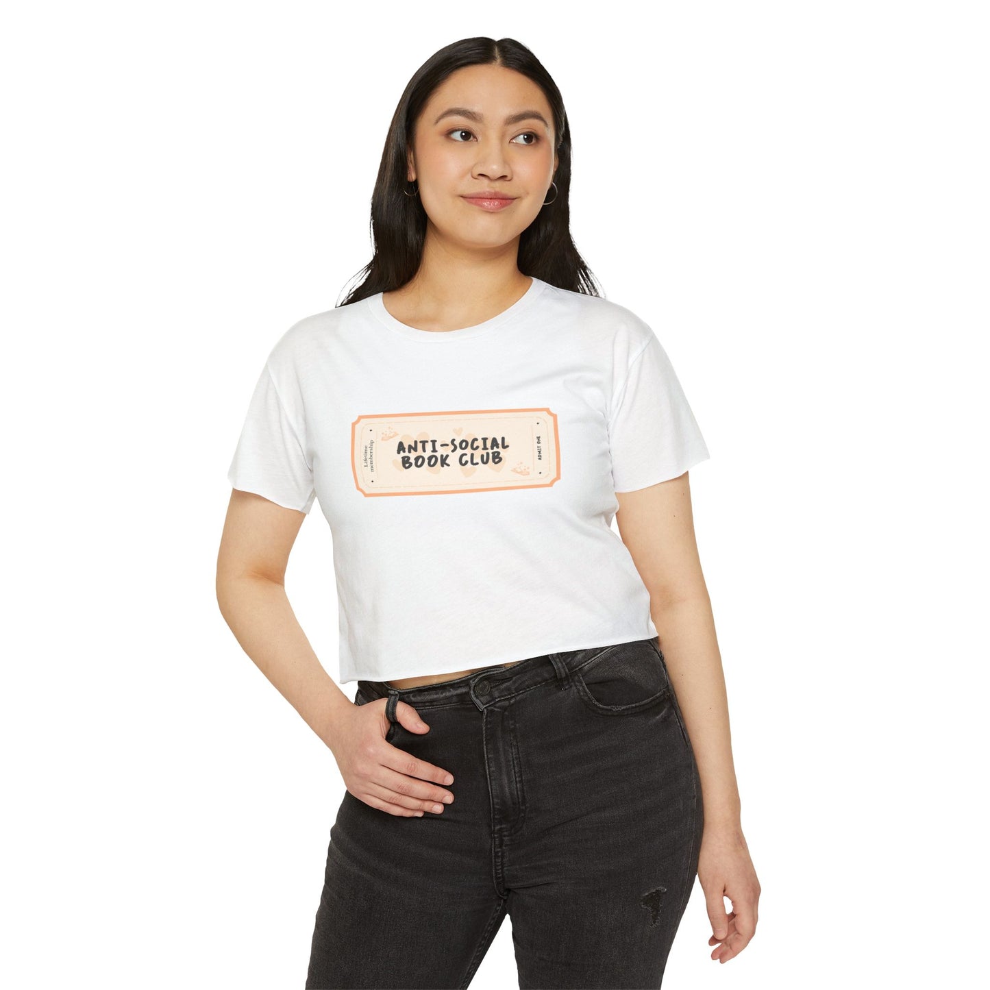 Anti-Social Book Club Crop Top