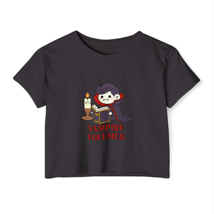 Cartoon Vampire Volumes Crop Top