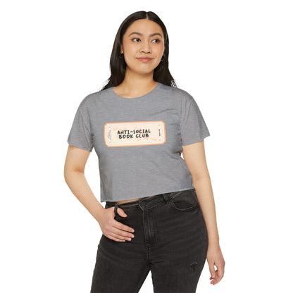 Anti-Social Book Club Crop Top