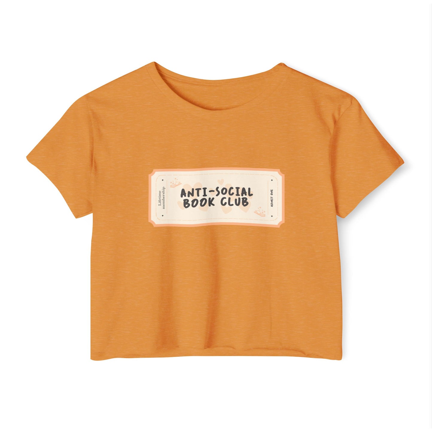 Anti-Social Book Club Crop Top