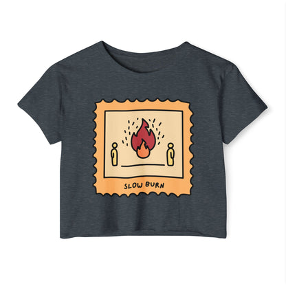 Slow Burn  Crop Top