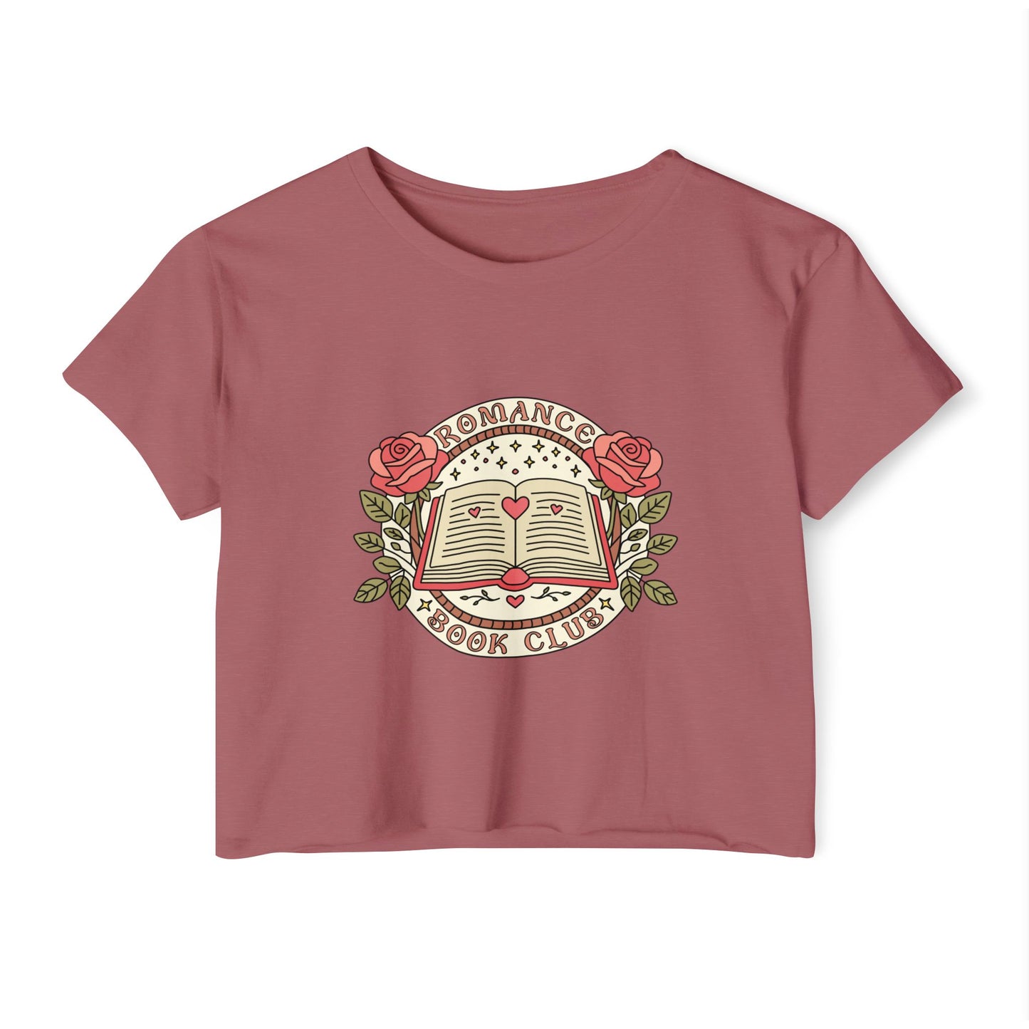 Romance Book Club Crop Top