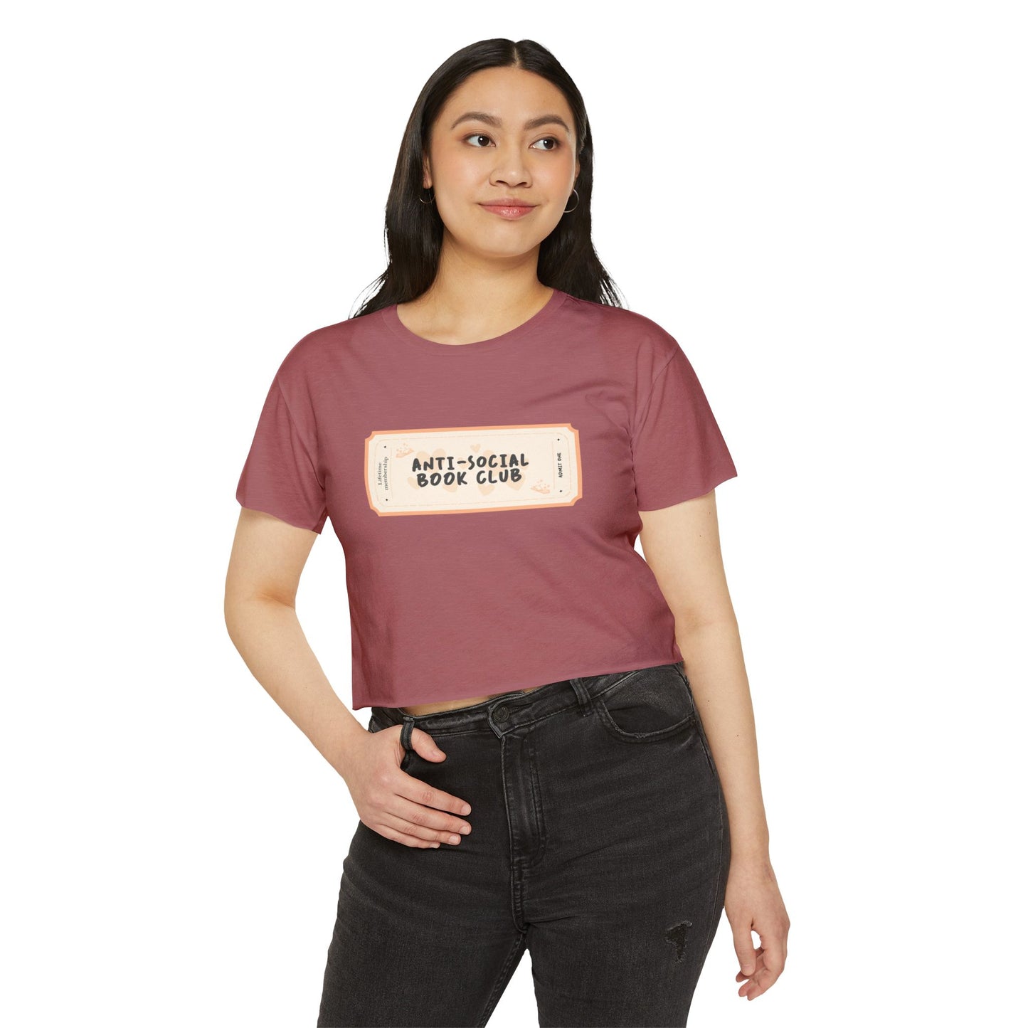 Anti-Social Book Club Crop Top